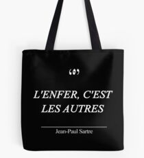 Bolsa de tela El infierno es otras personas en francés
