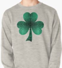 Beautiful Emerald Green glitter sparkles Pullover Sweatshirt