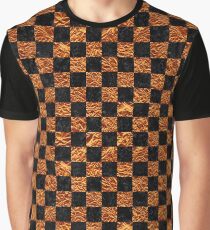SQUARE1 BLACK MARBLE & COPPER FOIL Graphic T-Shirt