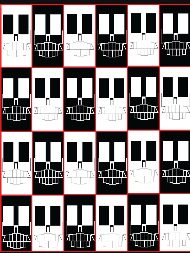 Red Rectangle Skull by Animator-Tana11