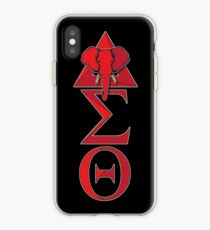 Elephant Delta Triangle Sigma Red Theta T-Shirt 2 iPhone Case
