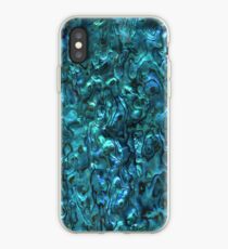 Abalone Shell | Paua Shell | Cyan Blue Tint iPhone Case