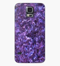 Abalone Shell | Paua Shell | Violette Tönung Hülle & Klebefolie für Samsung Galaxy