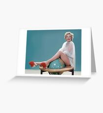 MARILYN : Vintage 1952 Rare Movie Advertising Print Greeting Card