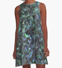 Abalone Shell | Paua Shell | Natural A-Line Dress