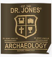 Dr. Jones' Archaeology Poster