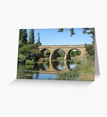 Richmond Bridge, Richmond Tasmania, Australia. Greeting Card