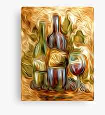 Time for Wine Oil Painting Canvas Print