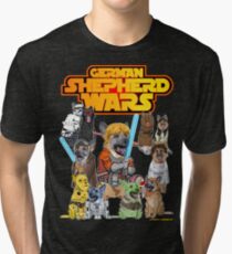 German Shepherd Wars Tri-blend T-Shirt