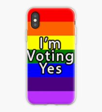Rainbow Flag Vote Yes iPhone Case