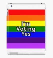 Rainbow Flag Vote Yes iPad Case/Skin