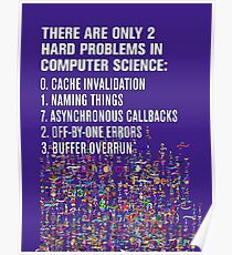 Only 2 Hard Problems in Computer Science: version 2.0.0-rc-937.04-hot-patch Poster