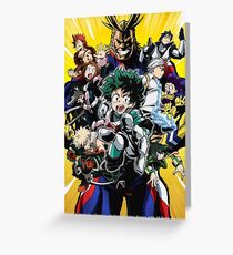 Boku No Hero Academia Greeting Card