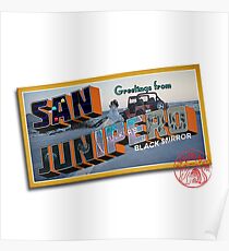 Black Mirror- San Junipero Postcard Poster