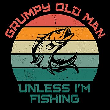 I'm A Grumpy Old Man Funny Fishing Gifts  Bucket Hat for Sale by nquestiaa