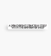 The Opinion Of Sheep Canvas Print