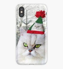 Christmas Cat iPhone Case