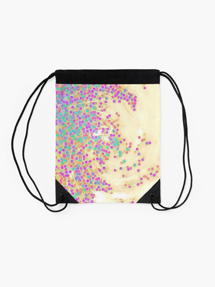 Alternate view of Color Wave Drawstring Bag