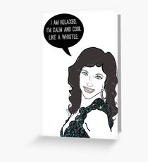 Calm and Cool Greeting Card