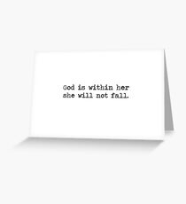 Christian Quote Greeting Card