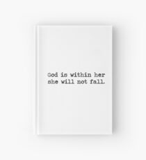 Christian Quote Hardcover Journal