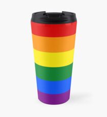 Drapeau gay arc-en-ciel Mug de voyage