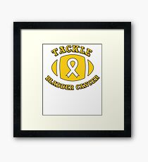 Support Bladder Cancer Awareness Design Framed Print
