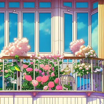 EXT. COZY BALCONY 2, anime night roof HD wallpaper | Pxfuel