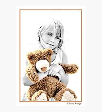 Me & My Teddie Photographic Print