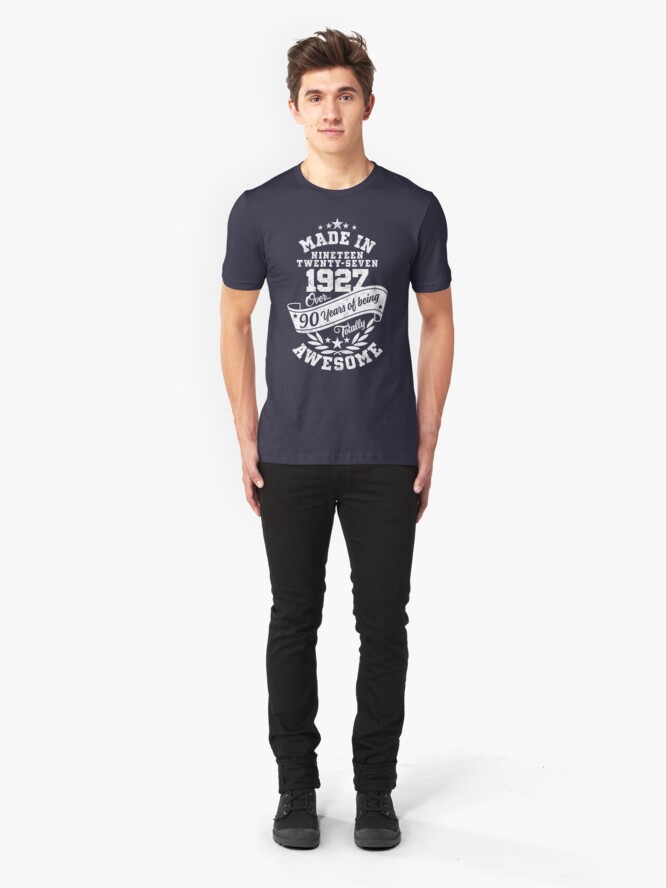 Alternative Ansicht von Made in 1927 - In über 90 Jahren absolut fantastisch Slim Fit T-Shirt