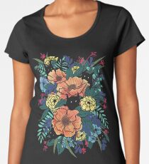 Wild Flowers Premium Scoop T-Shirt