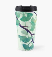 O Ginkgo (in Grün) Thermobecher