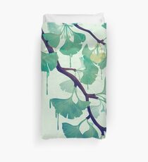 O Ginkgo (in Green) Duvet Cover
