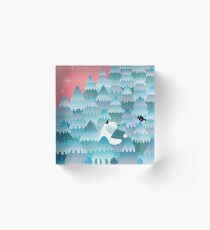 Tree Hugger Acrylic Block