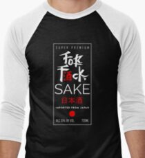 Fuck Sake (Schwarz) Baseballshirt für Männer