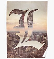 Deathnote Polyscape Poster