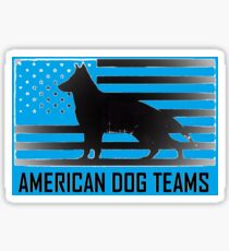 American Dog teams Sticker