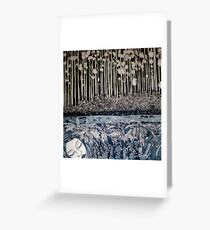Secret Forest Dreams-Aquatint Etching Greeting Card