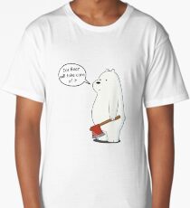 Ice Bear Will Take Care of It - We Bare Bears Cartoon Long T-Shirt