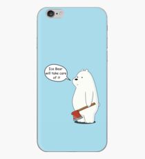 Ice Bear Will Take Care of It - We Bare Bears Cartoon iPhone Case