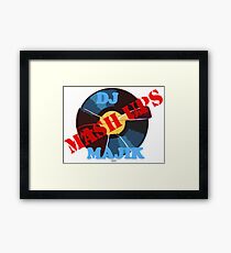 DJ MAJIK MASHUP LOGO Framed Print