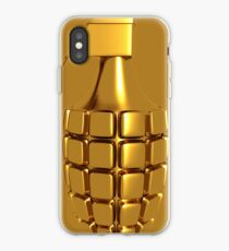 Golden Hand Grenade iPhone Case