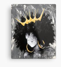 Naturally Queen III Metal Print