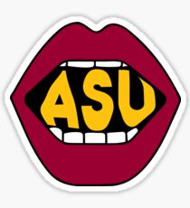 ASU Lips Sticker