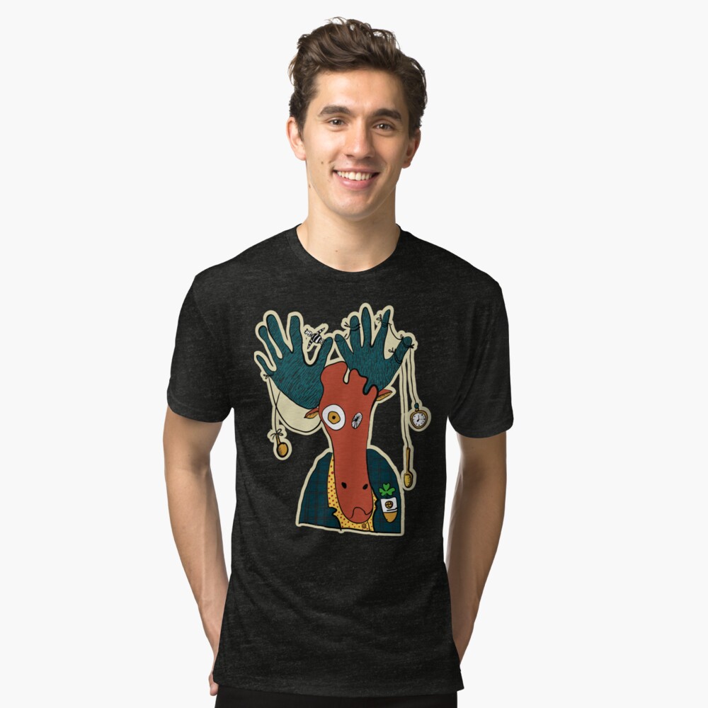 Elch Vintage T-Shirt