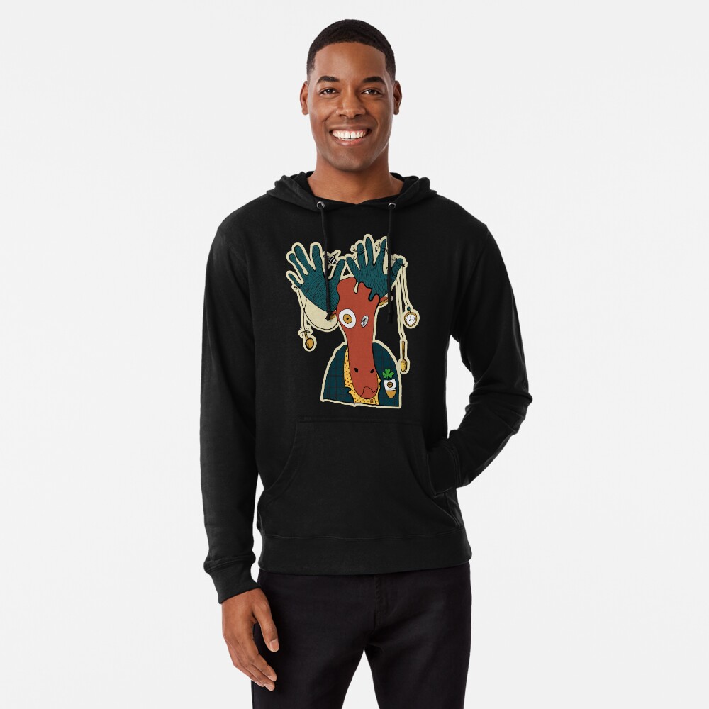 Elch Leichter Hoodie