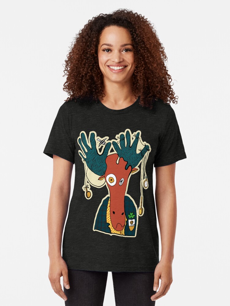 Alternative Ansicht von Elch Vintage T-Shirt