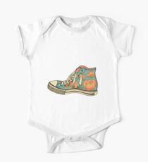 colored pattern gym shoes One Piece - Short Sleeve