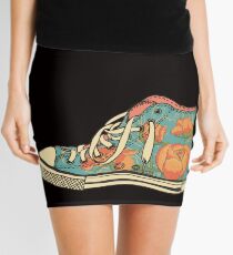 colored pattern gym shoes Mini Skirt