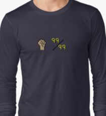 Runescape Strength level 99 Long Sleeve T-Shirt
